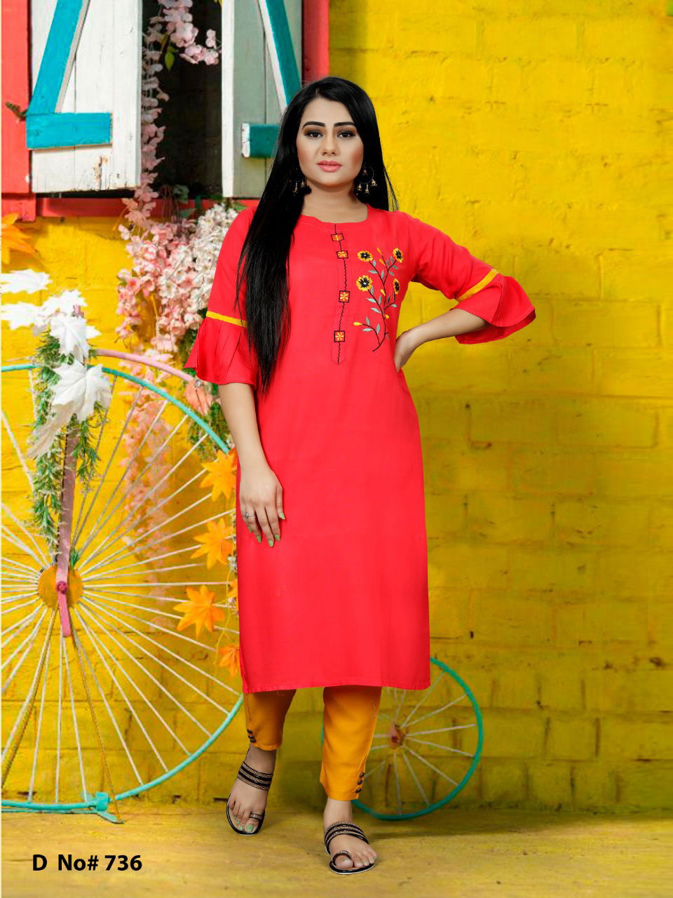 Man Mohini 1 Fancy Ethnic Wear Rayon Designer Kurti With Bottom Collection